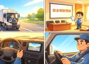 人保走进合肥鸿运冷链运输车队开展大货车风险减量宣传活动