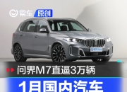 1月全球电动车销量榜：问界M7排第四！比亚迪统治地位逐渐消退