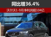 沃尔沃汽车11月全球销量增长8%，在华销量大涨21%